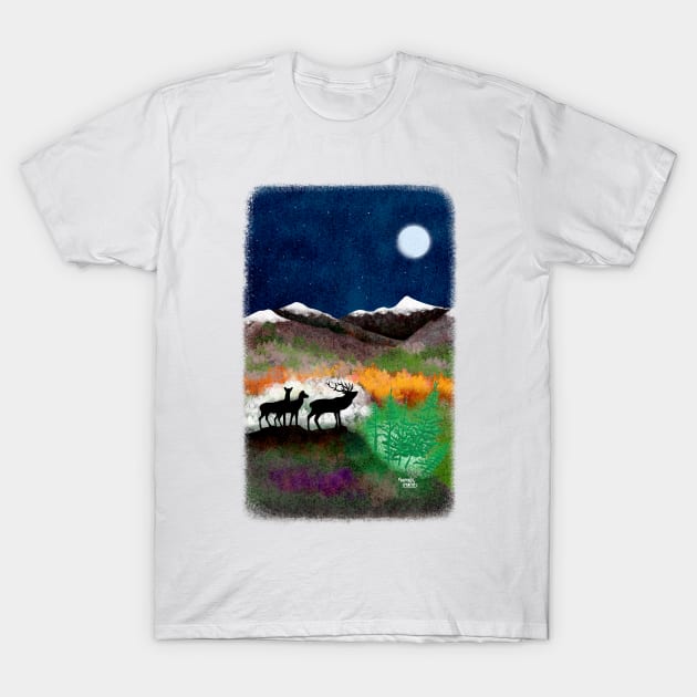 The Highlands of Scotland T-Shirt by Aurealis